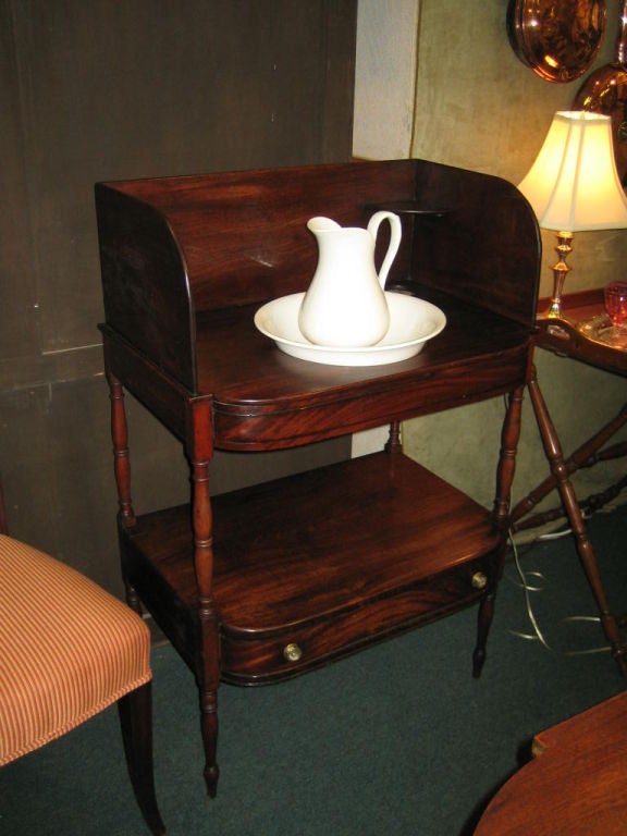 REGENCY MAHOGANY WASHSTAND