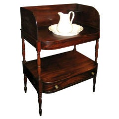 Antique REGENCY MAHOGANY WASHSTAND