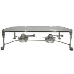 Vintage American Silverplate Warming Stand