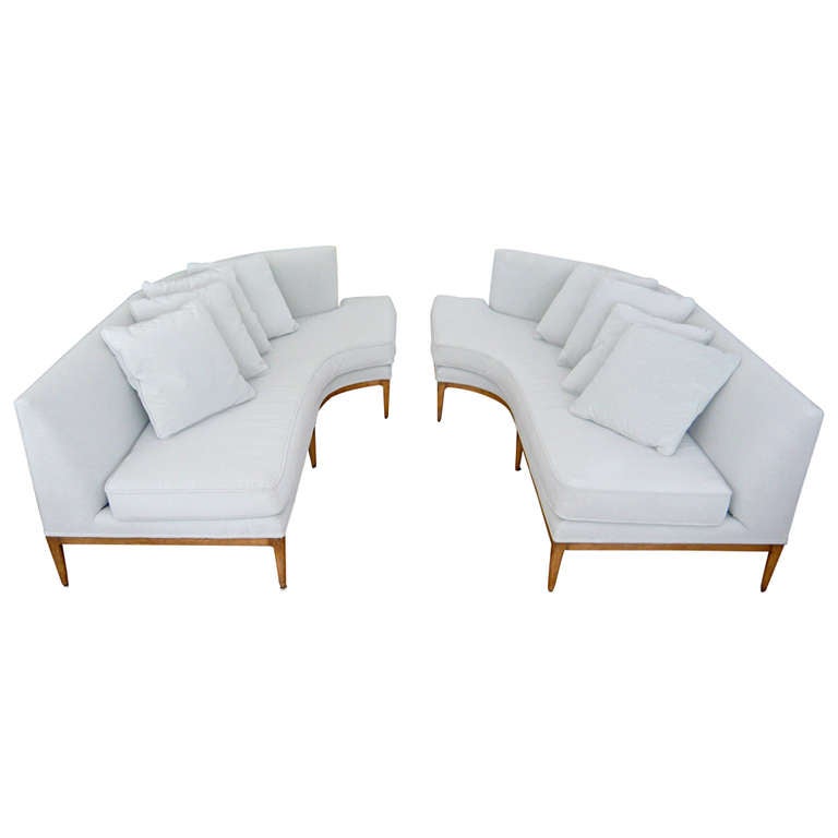 Pair of Mid-Century Modern Sofas at 1stdibs