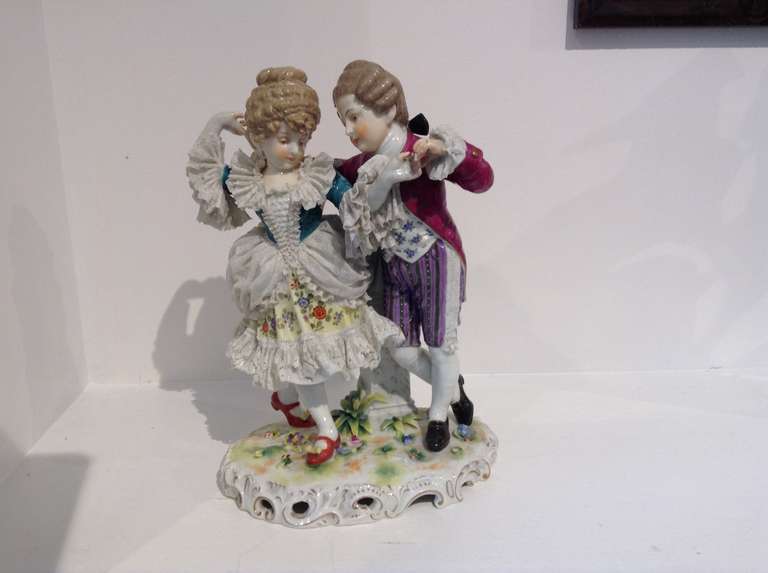 Royal Vienna Double Figurine, 19th Century