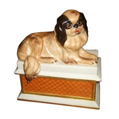 King Charles/Cavalier Spaniel - Italian Porcelain Hand Decorated