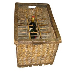 French Wine Carrier Basket