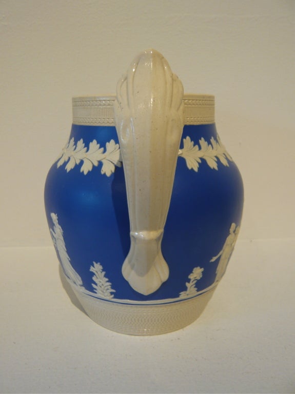 20th Century English Neoclassical Pottery Pitcher by Copeland