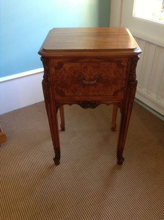 French Walnut Pot/Bedside Commode