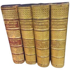 Leather Bound Set Encyclopedia Britannica  25 Volumes