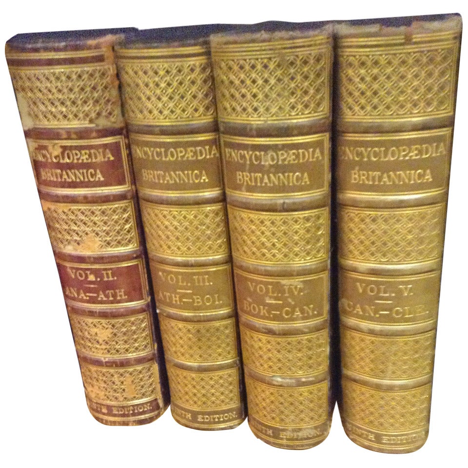 Leather Bound Set Encyclopedia Britannica  25 Volumes For Sale