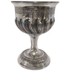 English Silver Plate Trophy by Walker & Hall