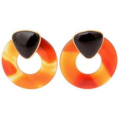 Onyx Agate Earrings