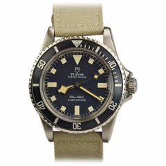 Vintage Tudor Stainless Steel Submariner Wristwatch Ref 94010 circa 1978