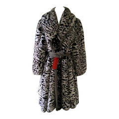 Made For runway Faux Fur Coat By Kenzo