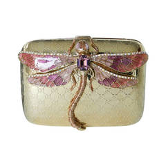 Gucci Dragonfly Minaudiere Evening Bag