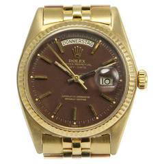 Rolex Yellow Gold Day-Date Wristwatch Ref 1803