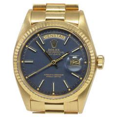 Rolex Rose Gold Day-Date Wristwatch Ref 1803