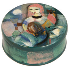 Pollia Pillin Covered Ceramic Box