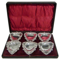 Antique English Victorian-Era Silver-Plate Crumpet Holders