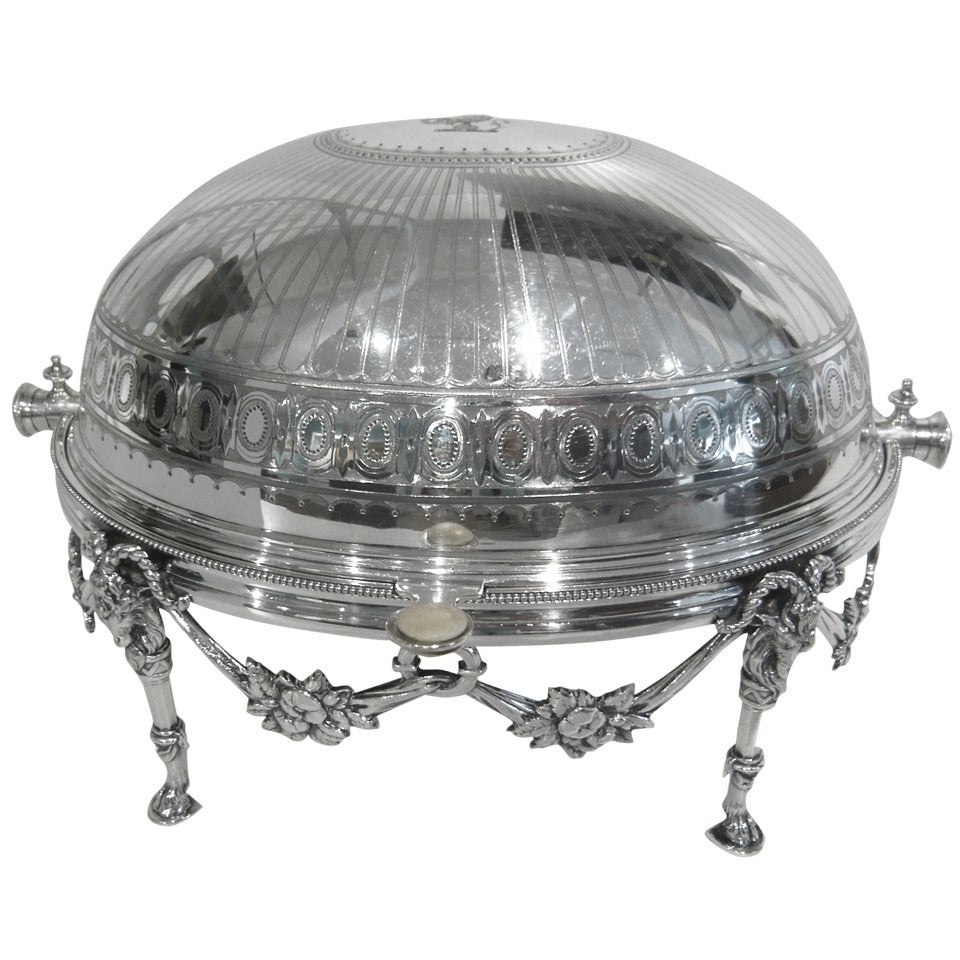 English Victorian-Era Breakfast Buffet Warmer