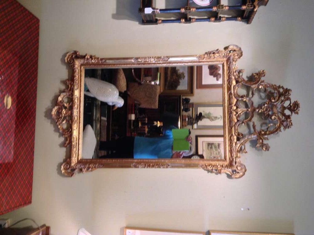 Fabulous Chippendale Style Gilt Mirror