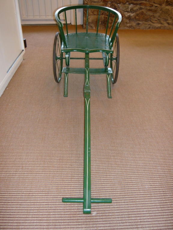 English ENGLISH CHILD'S ANTIQUE DOG CART