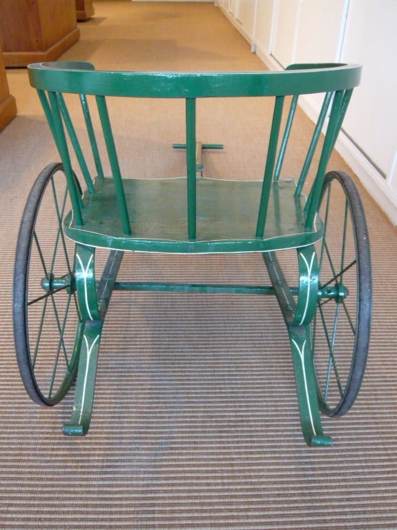 ENGLISH CHILD'S ANTIQUE DOG CART 1
