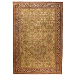 Exceptional Oversize Antique 19th Century Indian Amritsar Carpet