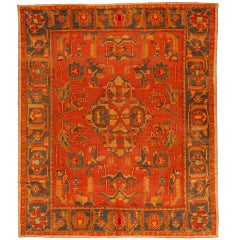 Antique Mid-19th Century Turkish Oushak Carpet 4