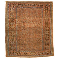 Antique 19th Century Persian Bakshaish Carpet