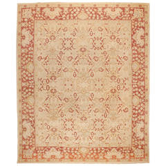 Antique 19th Century Indian Amritsar Carpet