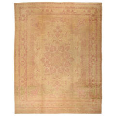 Antique 19th Century Indian Amritsar Carpet
