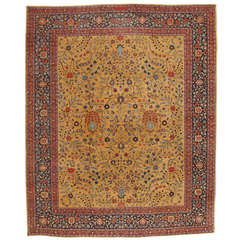 Antique Persian Tabriz Carpet