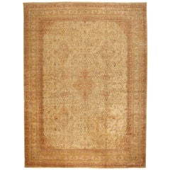 Antique Oversize 19th Century Turkish Sivas Carpet