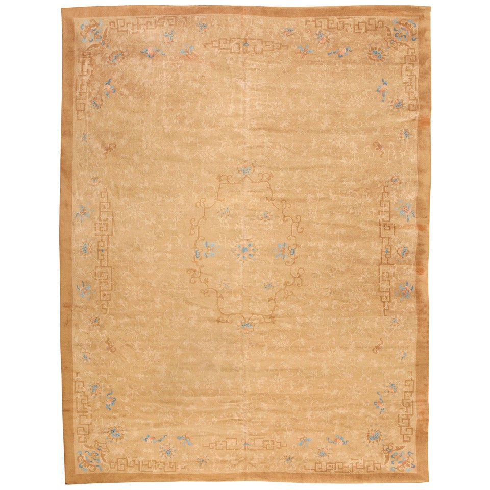 Antique Chinese Carpet For Sale