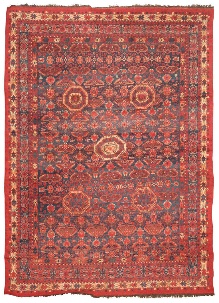 Antique 19th Century Beshir Carpet