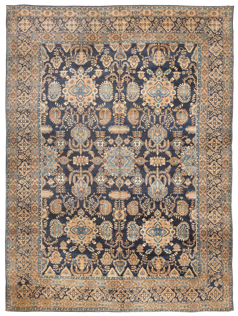 Antique Lavar Kerman carpet. Contact dealer.

Measures: 11.10 x 8.8.