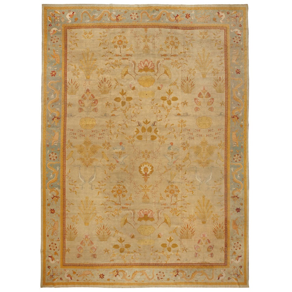Exceptional Antique Amritsar Carpet For Sale