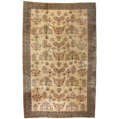 Antique Oversize Indian Carpet