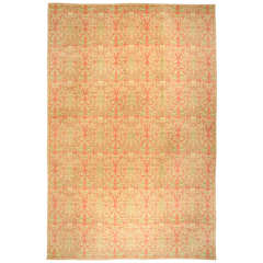 Antique Oversize Spanish Cuenca Carpet