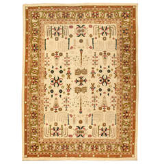 19th Century Indian Antique Amritsar Carpet