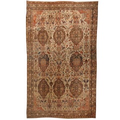 Antique Oversize 19th Century Persian Bakhtiari Carpet