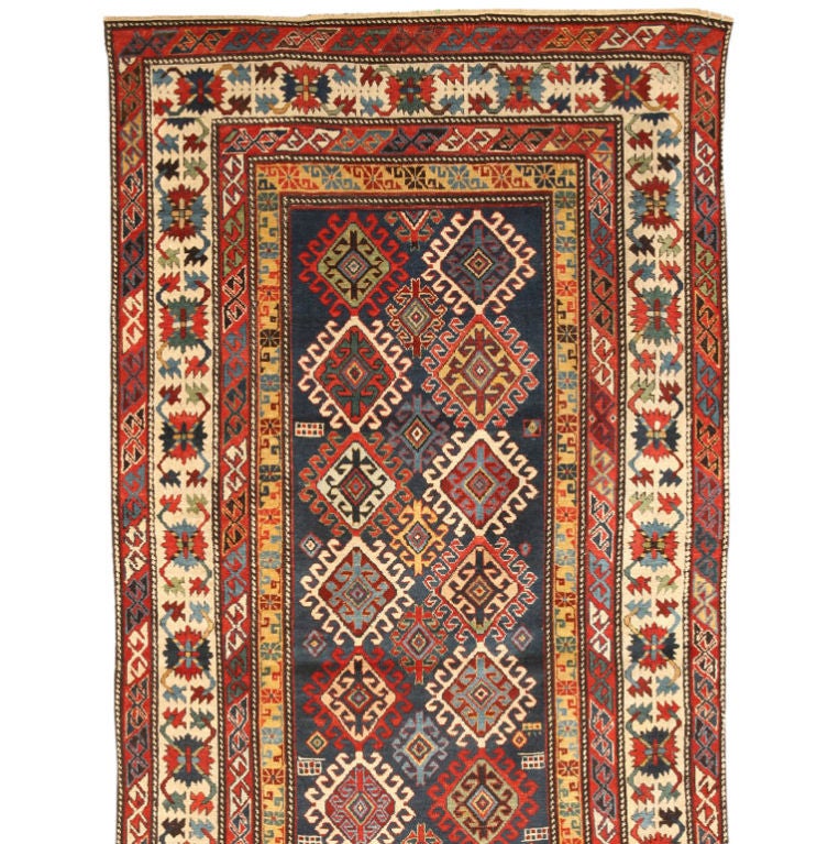 Antique Caucasian Shirvan Runner For Sale