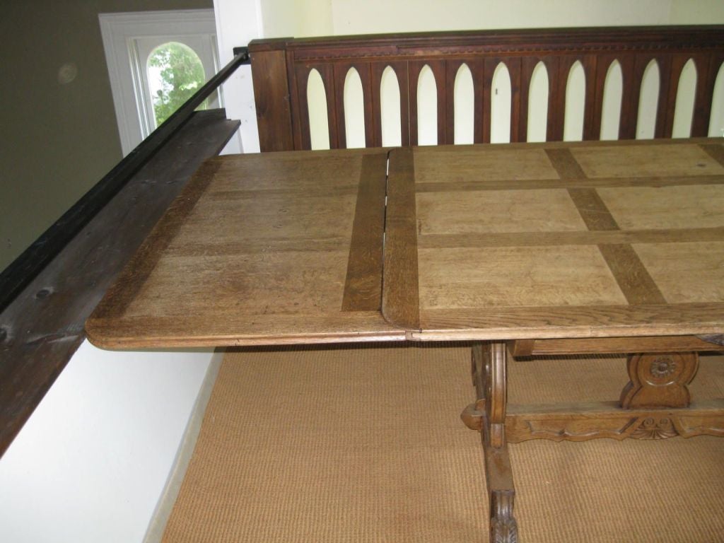 1920's French Bleached Dining Table In Excellent Condition For Sale In Pine Plains, NY