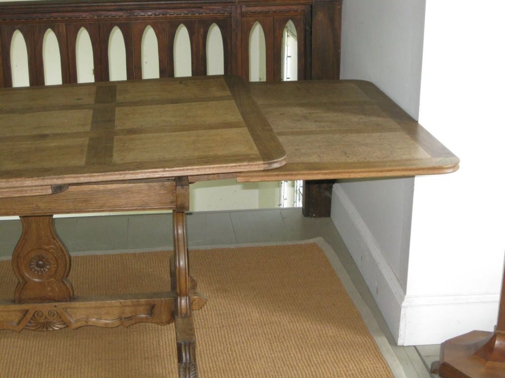 1920's French Bleached Dining Table For Sale 3