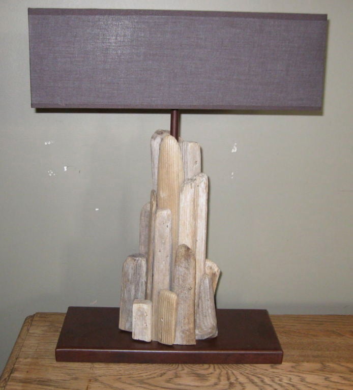1980's Belgian Driftwood Lamp