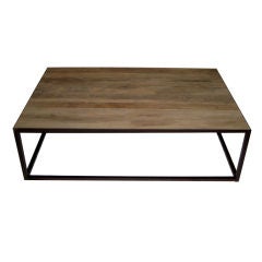 French Industrial Coffee Table Circa 1980