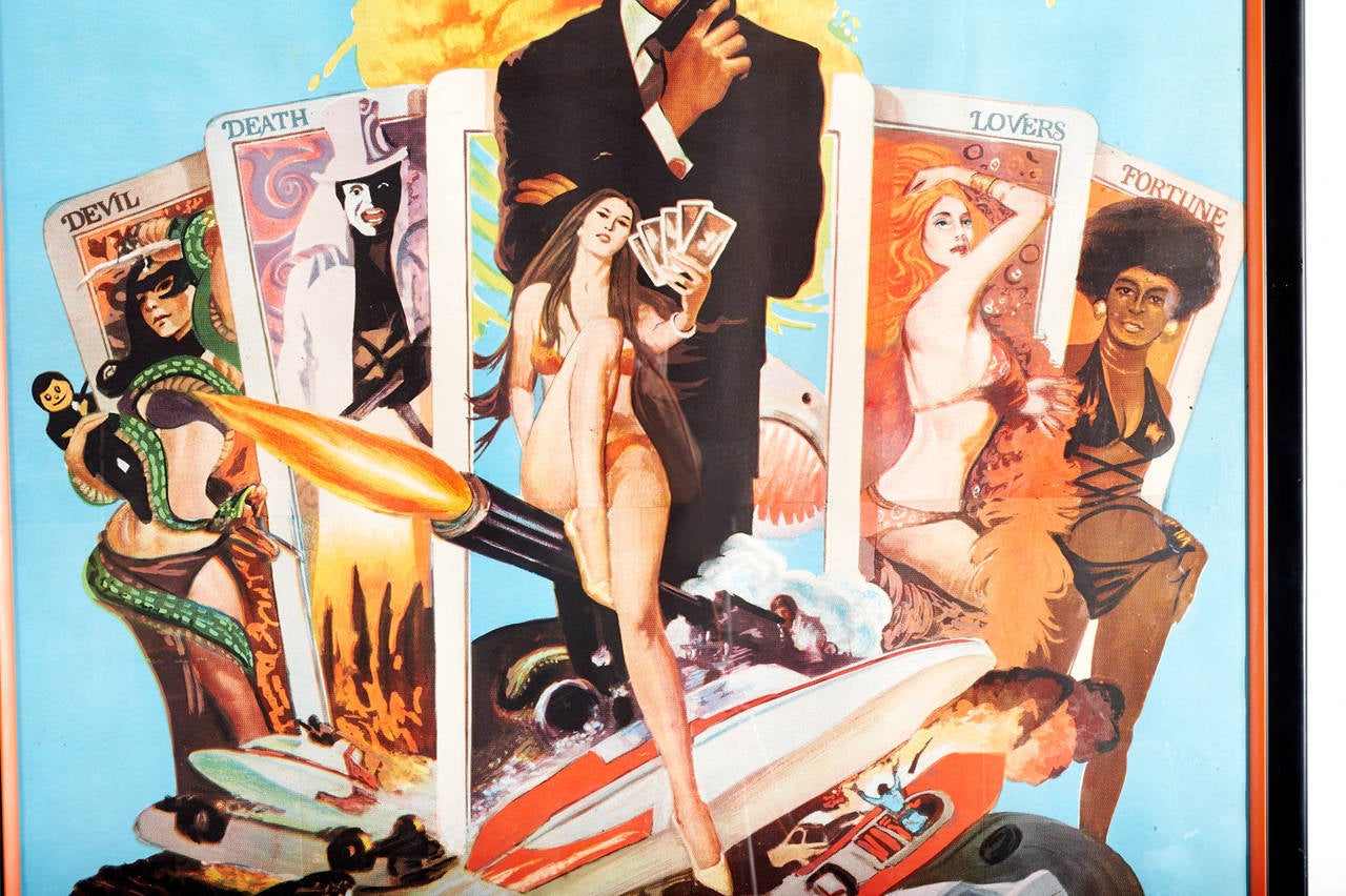 james bond live and let die poster