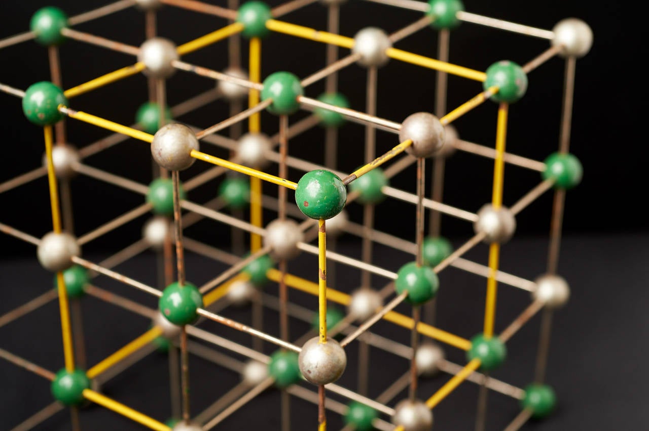 1950s Molecular Structure from Prague, Czech