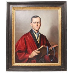 Fr. Roger Anderson oil on canvas
