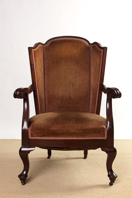Victorian Wing back chair