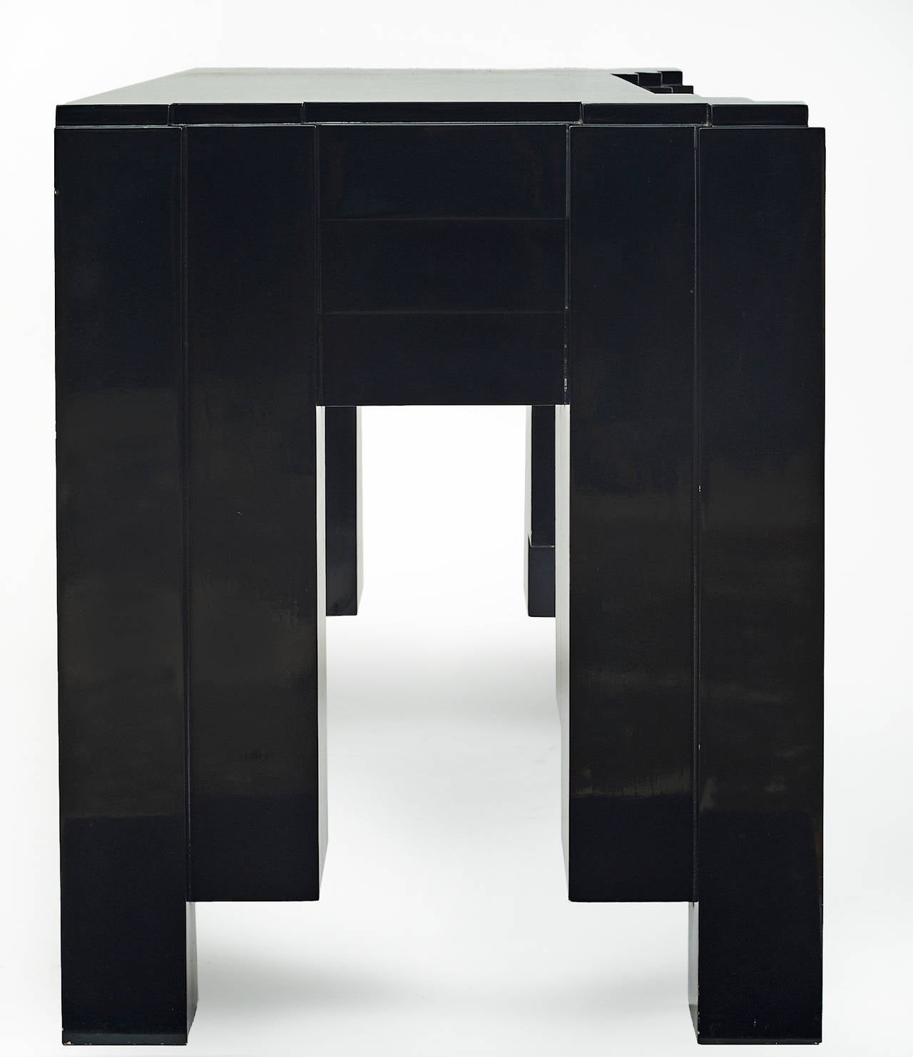 Tavolo da ingresso o console ispirato al grattacielo di Paul Frankl del 1930 in vendita 2