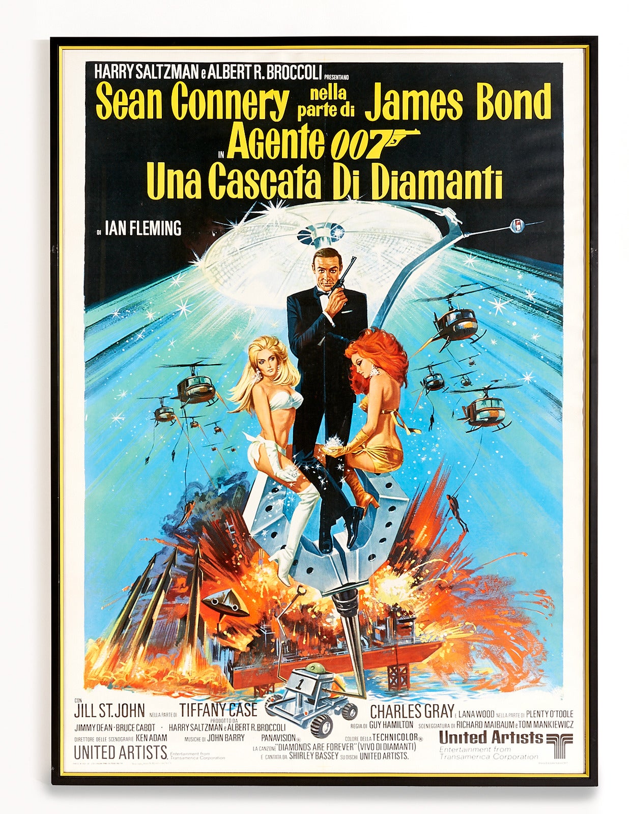 james bond diamonds are forever poster